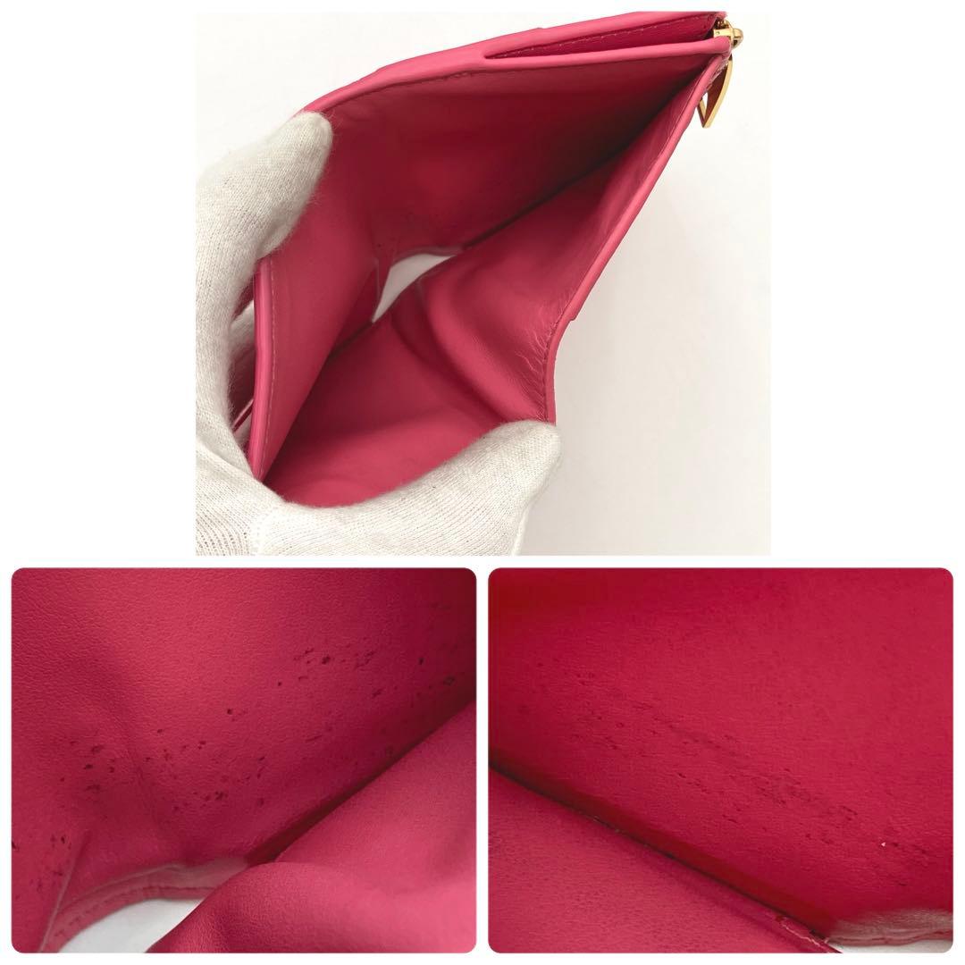 LilyM✨ ボッテガヴェネタ カセット イントレチャート 財布 ピンク