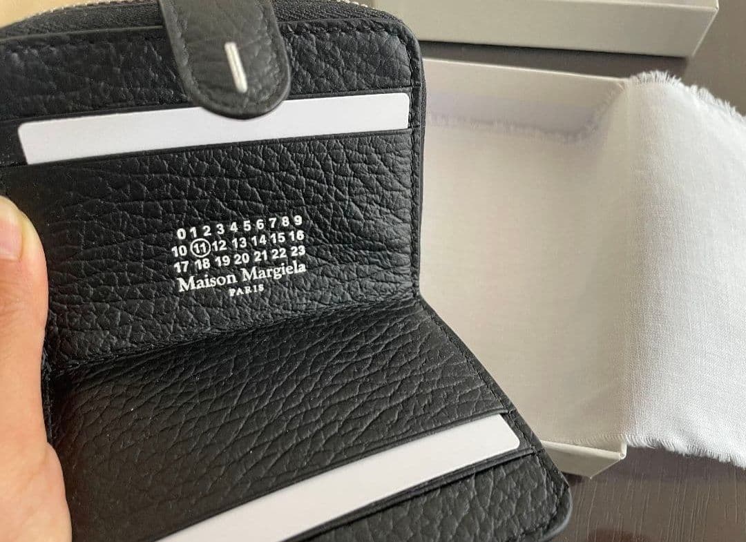 TELLME　MaisonMargiela 二つ折り財布 ブラック