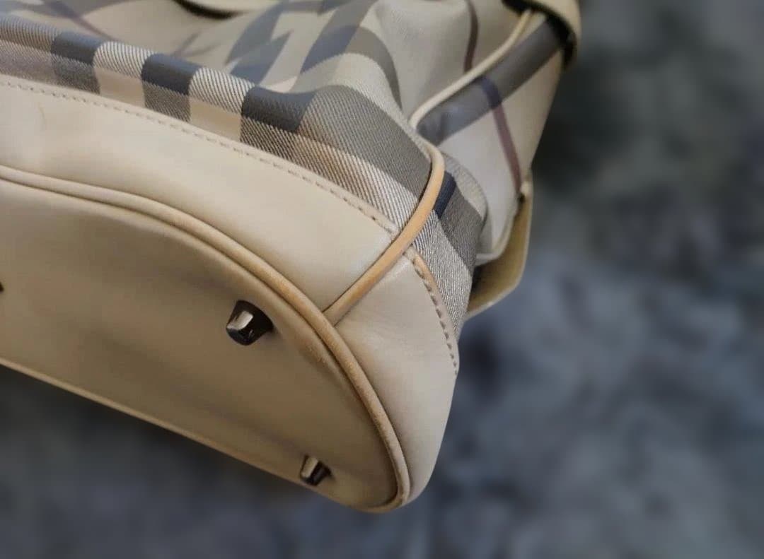 Burberry London スモークドチェック トートバッグ ノバチェック