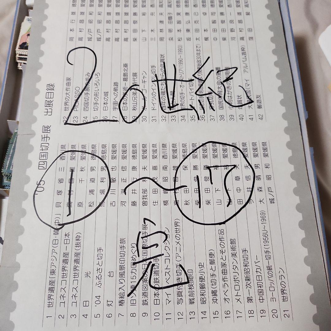 ペンギンさん、20世紀　日本使用済み切手　1-17 完