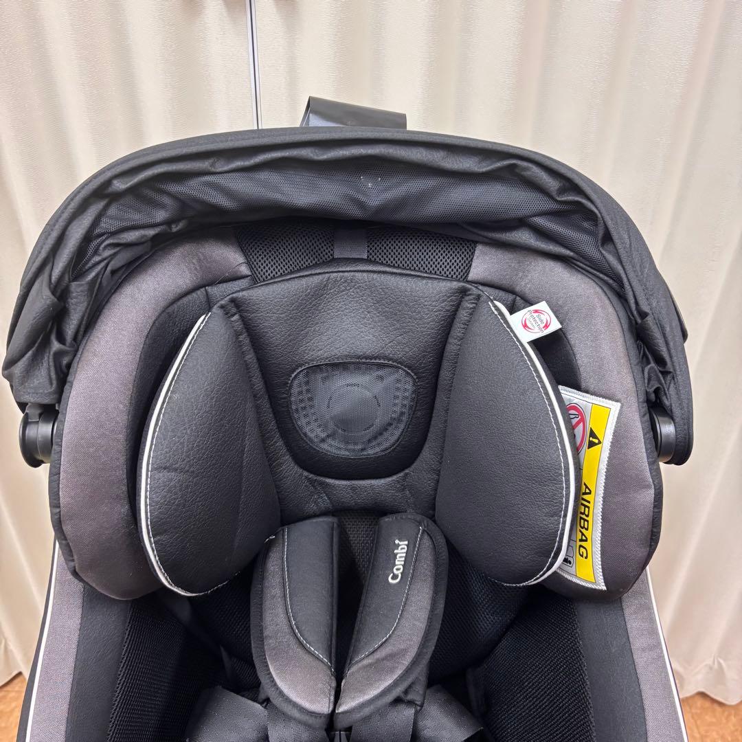 クリーニング済☆綺麗☆　コンビ　ネルーム　ISOFIX　エッグショック　ブラック