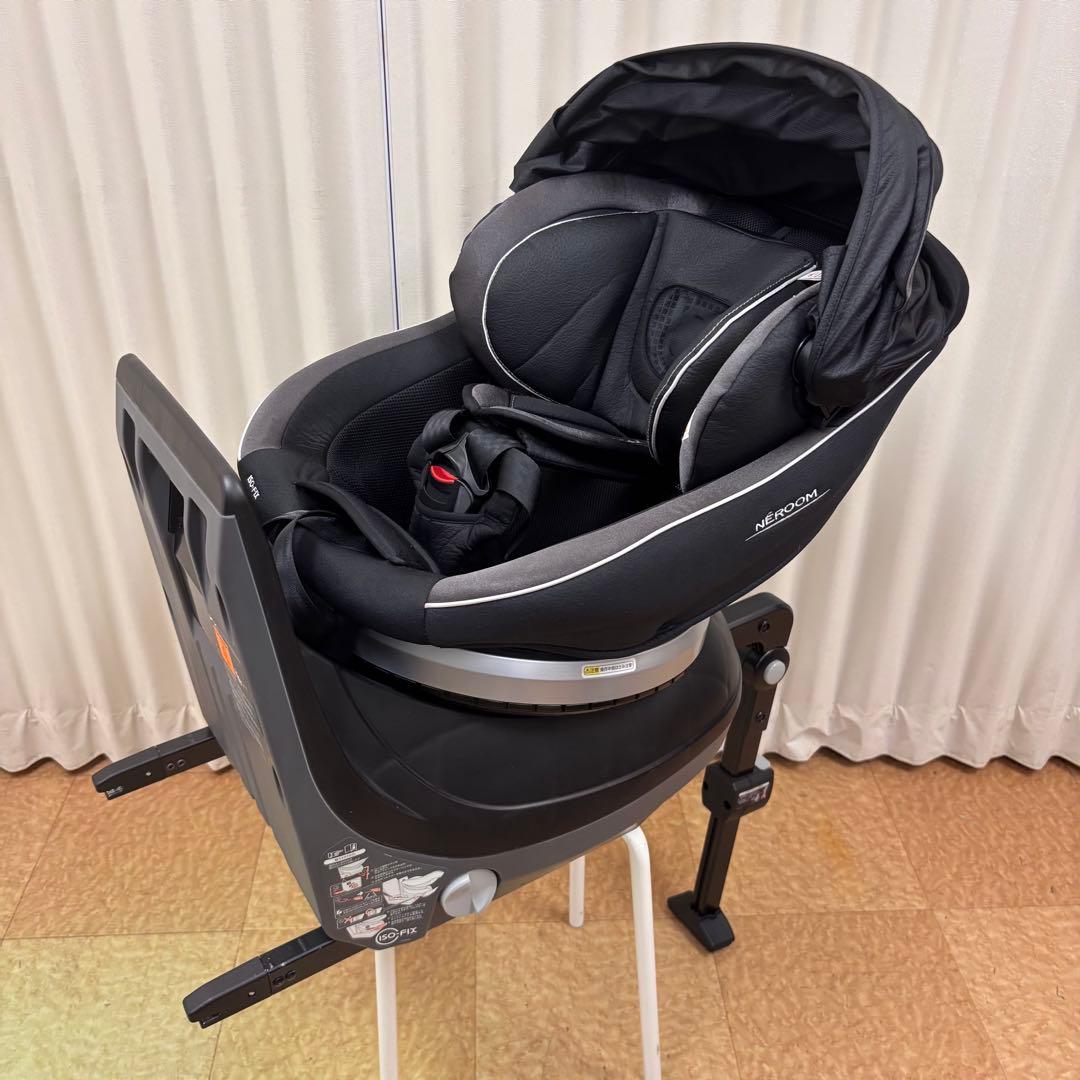 クリーニング済☆綺麗☆　コンビ　ネルーム　ISOFIX　エッグショック　ブラック