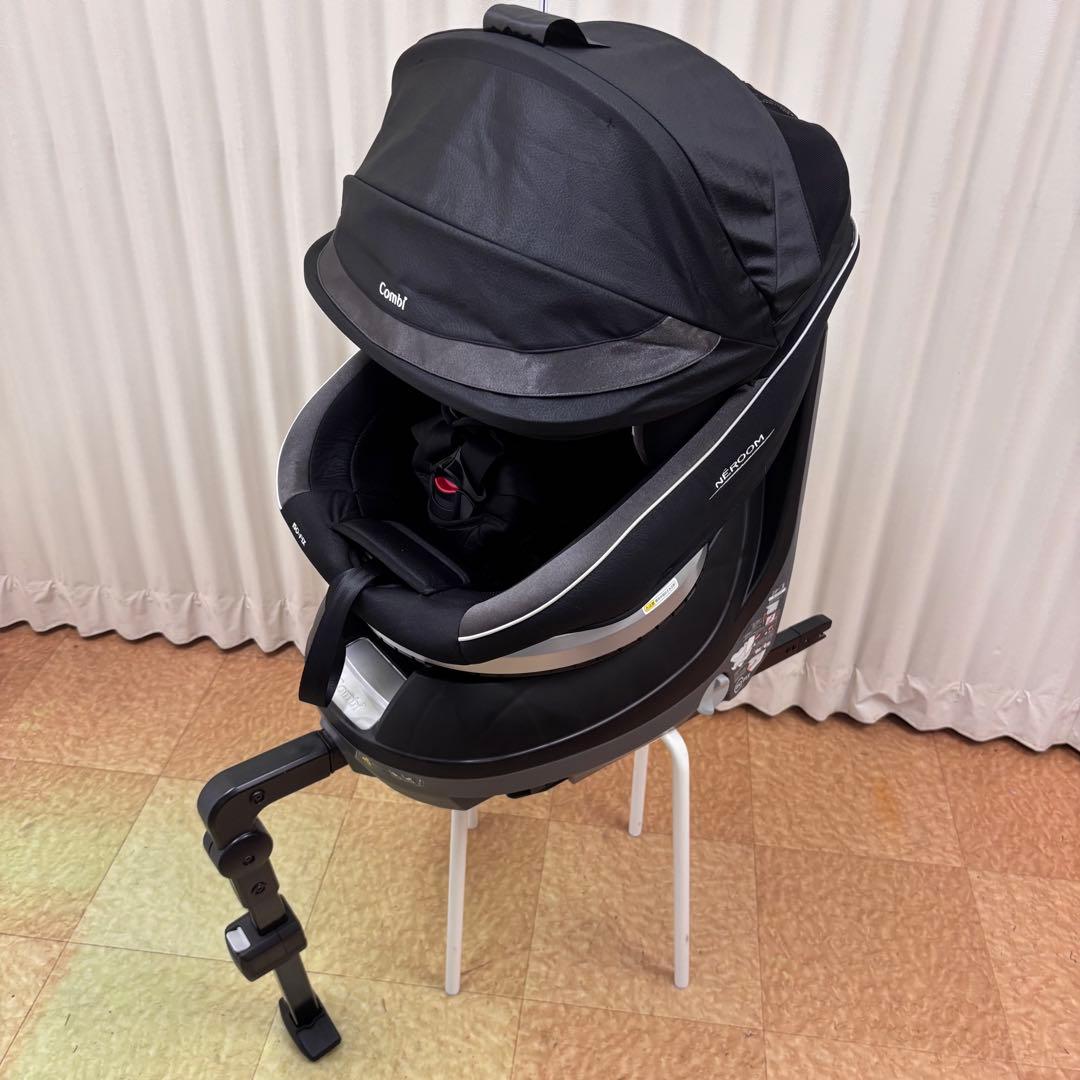 クリーニング済☆綺麗☆　コンビ　ネルーム　ISOFIX　エッグショック　ブラック