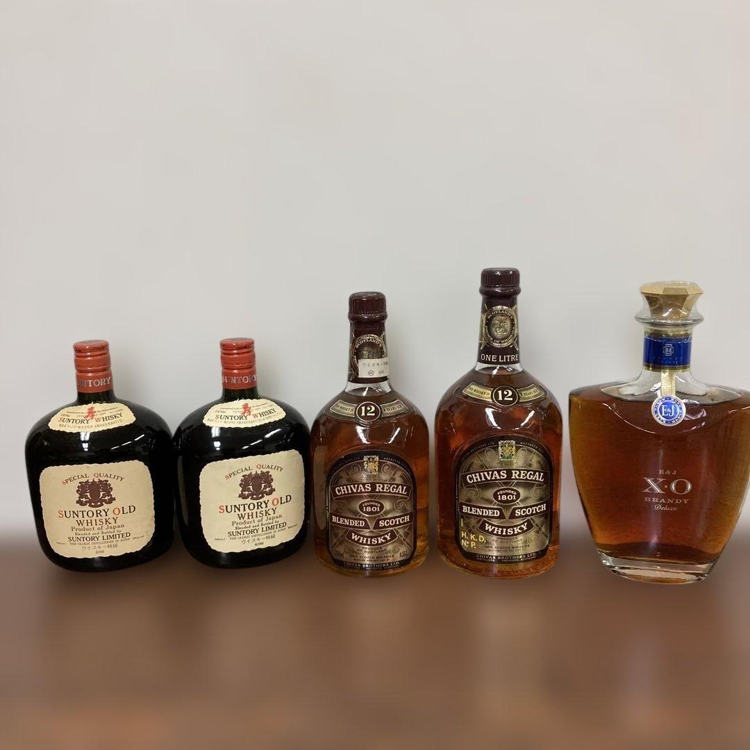 サントリーオールドウィスキー　シーバスリーガル　おまけのブランデー