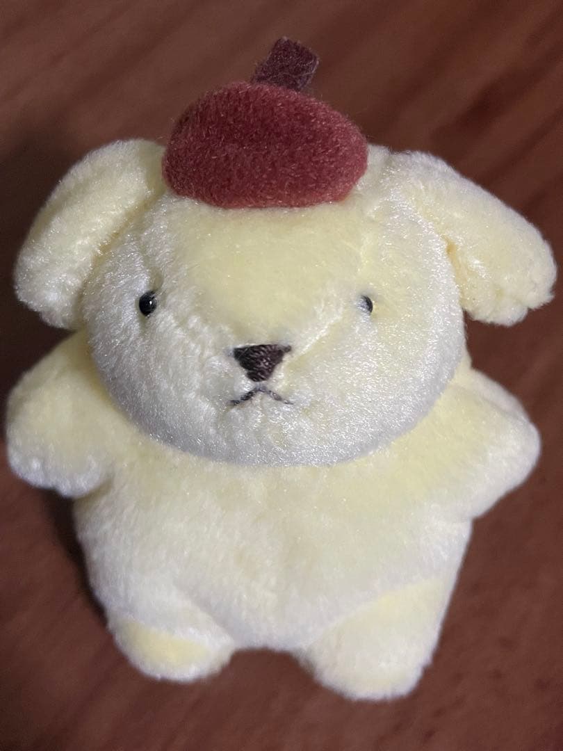 ポムポムプリン　マスコット　キーホルダー　ボールチェーン　ぬいぐるみ　レア　平成