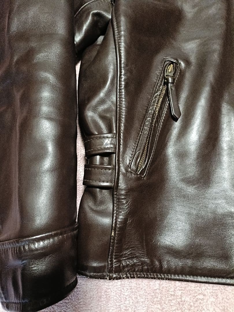 肉厚　馬革　ハーレーダビッドソン　L　シングルライダースジャケット