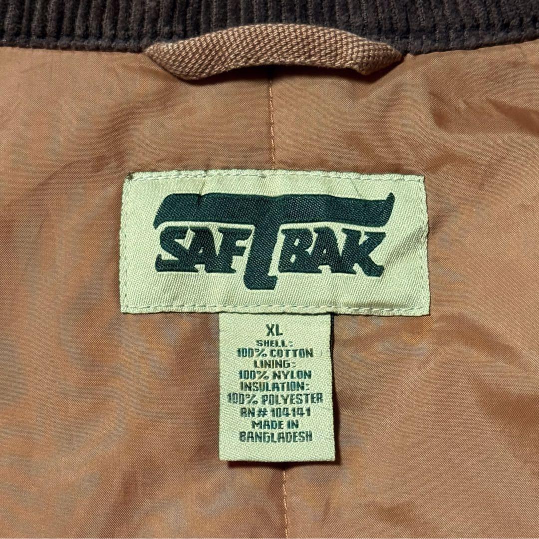 kan2186古着SAFTBAKダック地デトロイトジャケットソリッド中綿