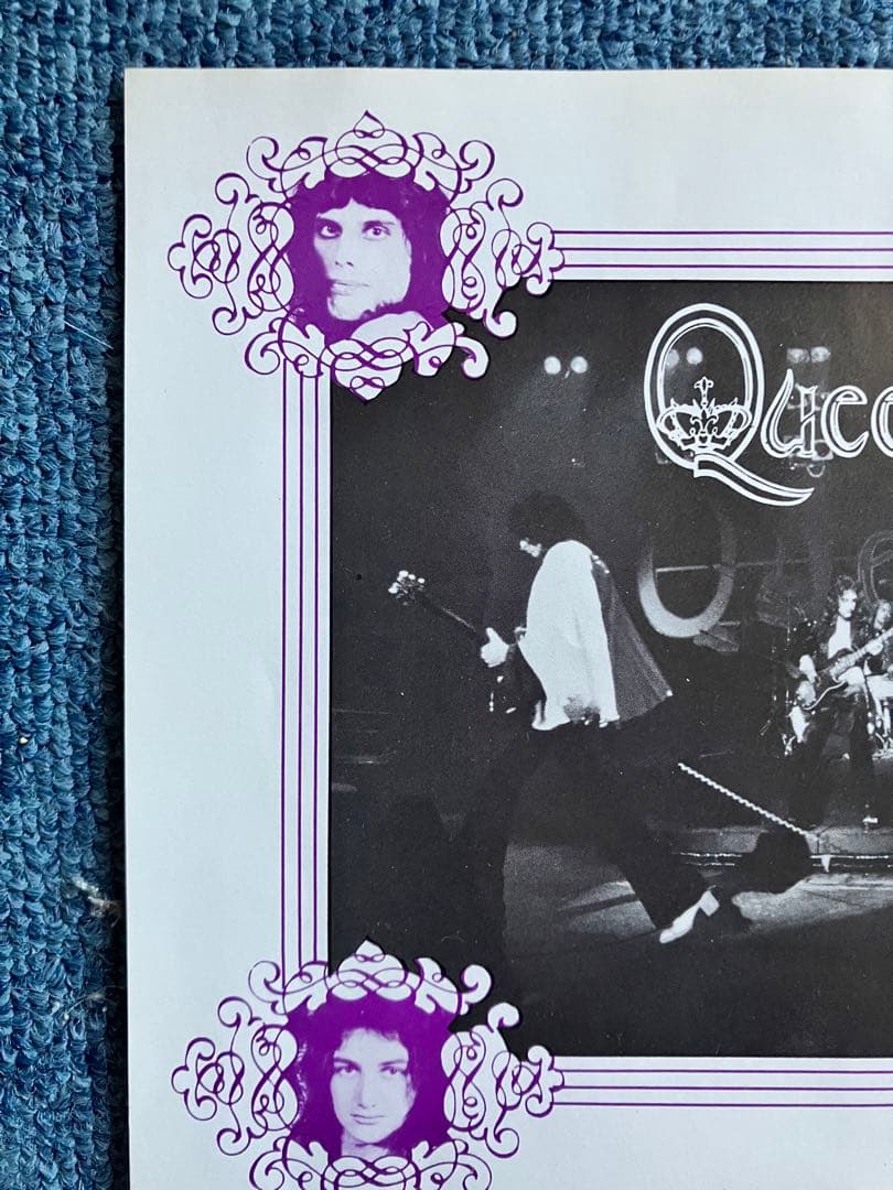 クイーン 1975年 初来日ライブ公演 チラシ フライヤー queen