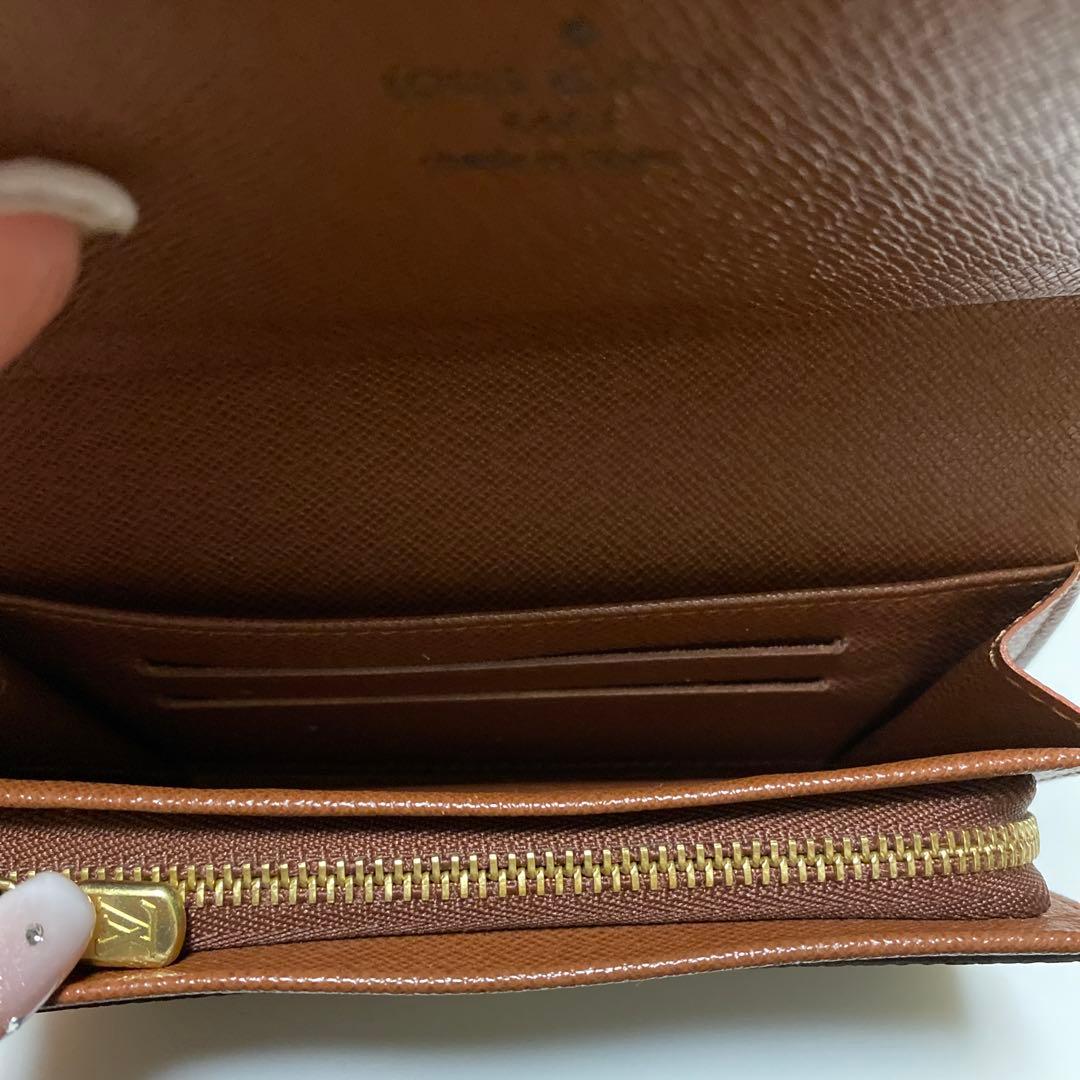 ド*︎様 ルイヴィトン　二つ折り財布　モノグラム　茶