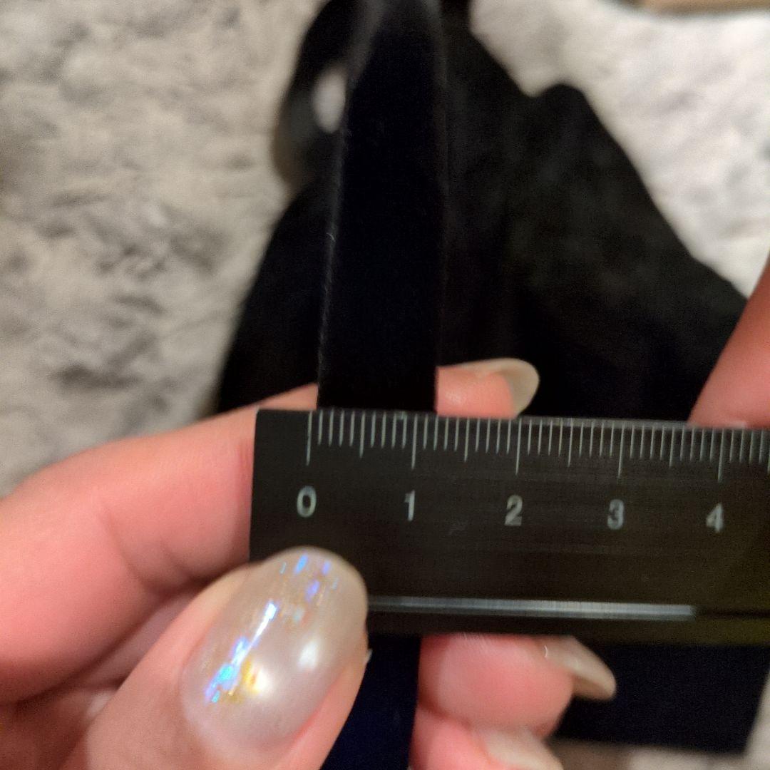 ALEXANDRE DE PARIS 黒 ヘアバンド