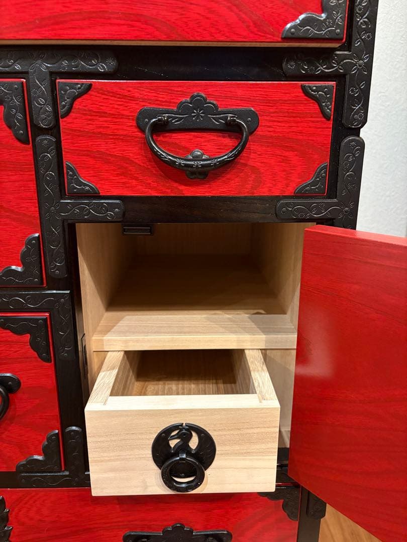 岩谷堂 車箪笥 鍵付き