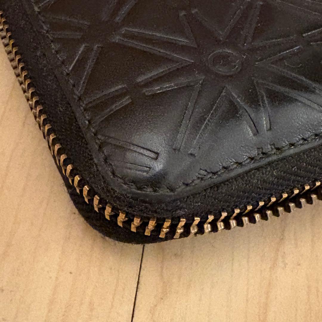COMME des GARÇONS 二つ折り財布 黒