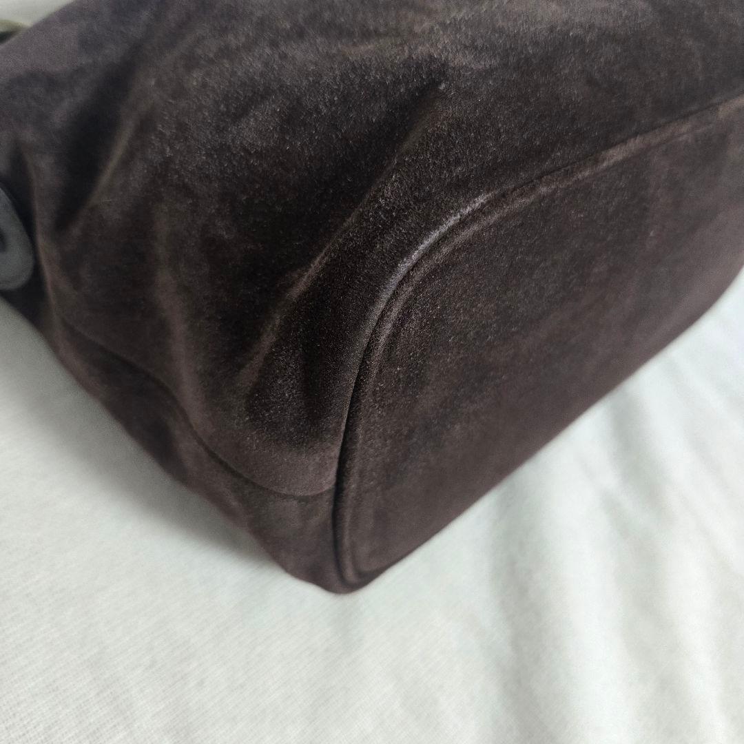 MaxMara ダークブラウンハンドバッグ　Max Maraワンハンドルバッグ