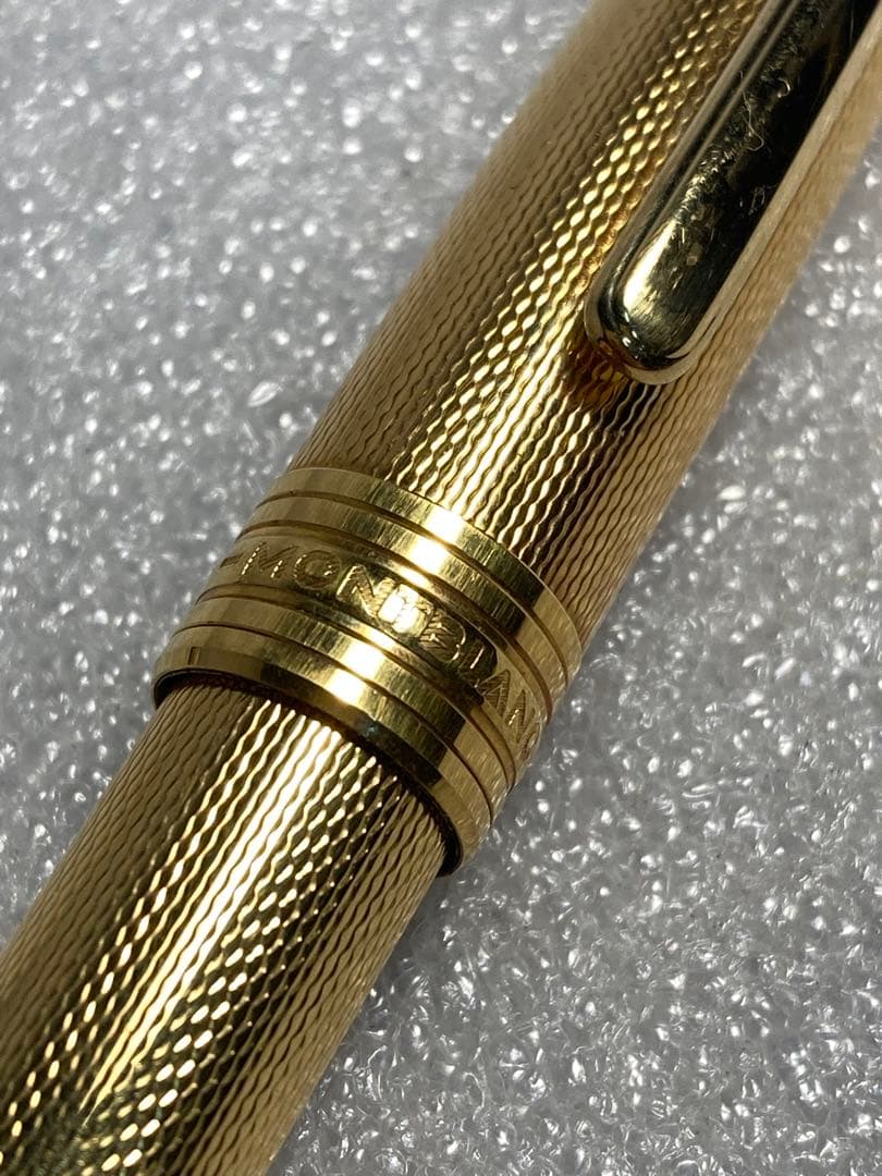 Z）モンブラン 18K 750 万年筆 マイスターシュテュック ゴールドカラー