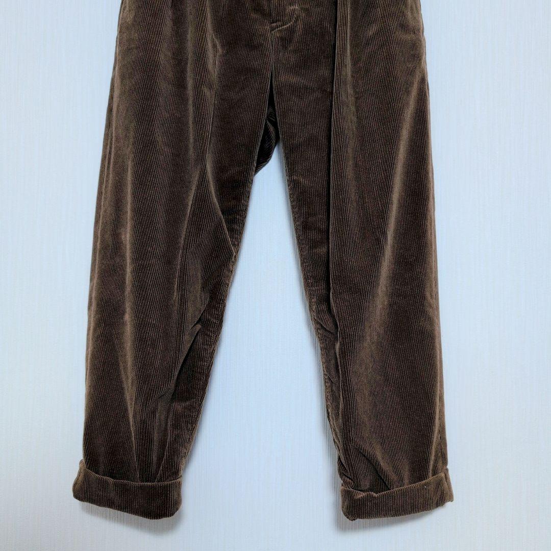 【新品】BEAMS PLUS 百名品 2プリーツ テーパード コーデュロイ S