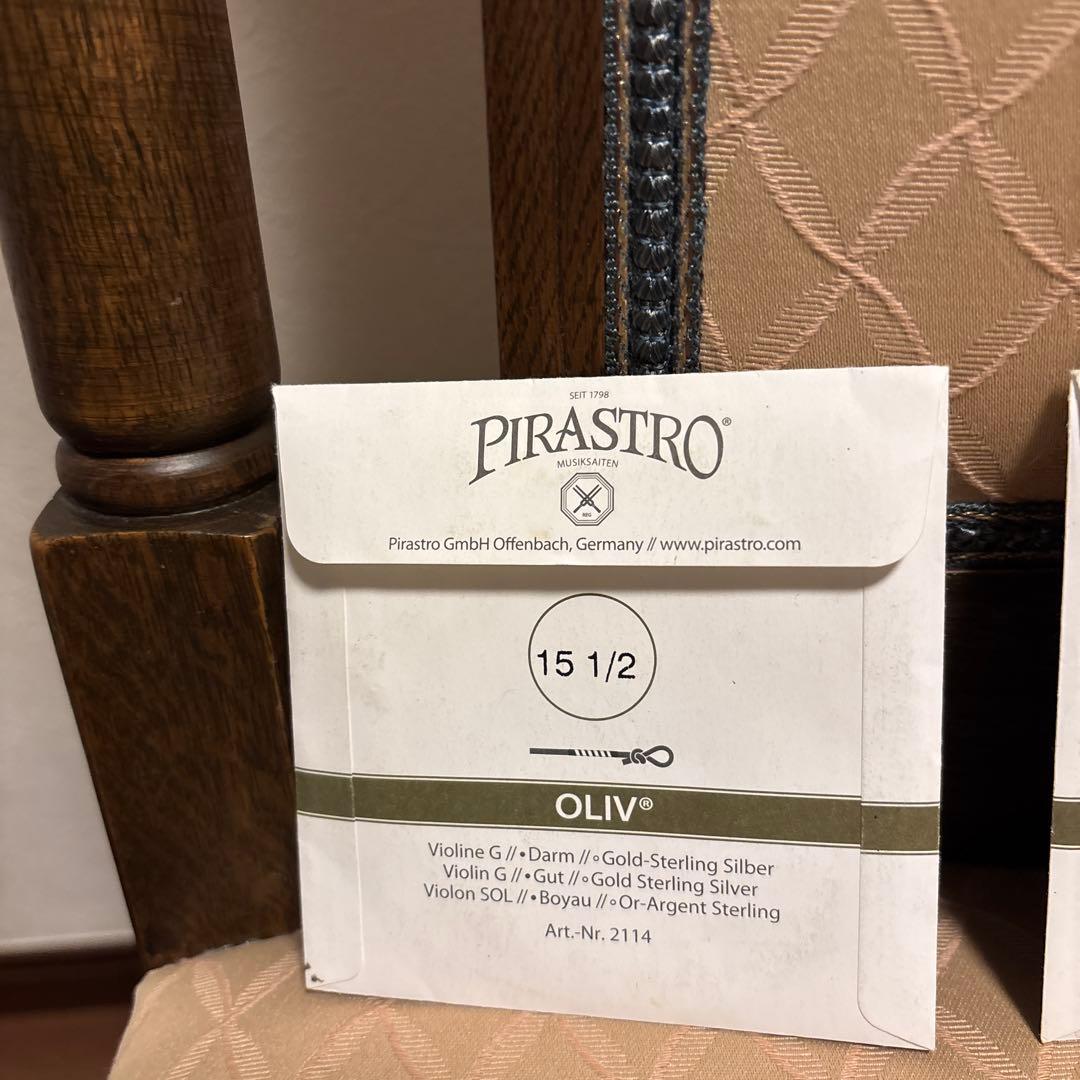 【新品未使用】PIRASTRO OLIV ヴァイオリン　弦 A.D.Gセット
