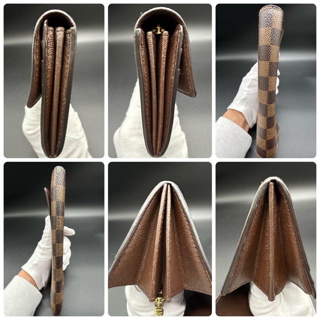 ルイヴィトン ダミエ ポルトフォイユサラ 財布 レディース　カード入れ10枚