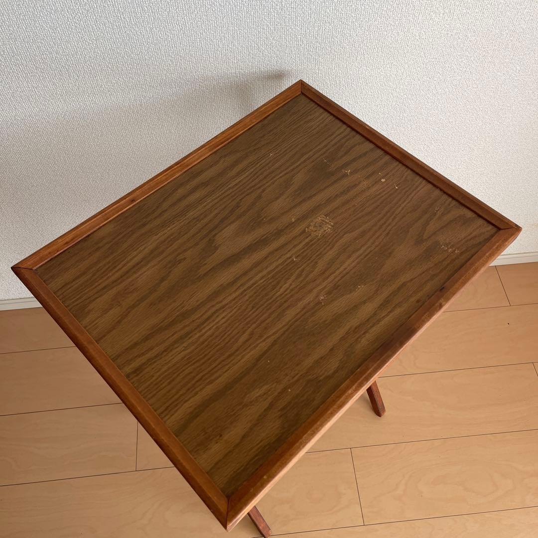 ヴィンテージ　サイドテーブル　木製　アメリカ　USA アウトドア