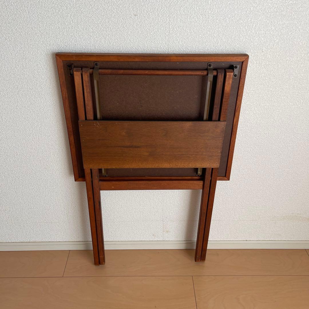 ヴィンテージ　サイドテーブル　木製　アメリカ　USA アウトドア