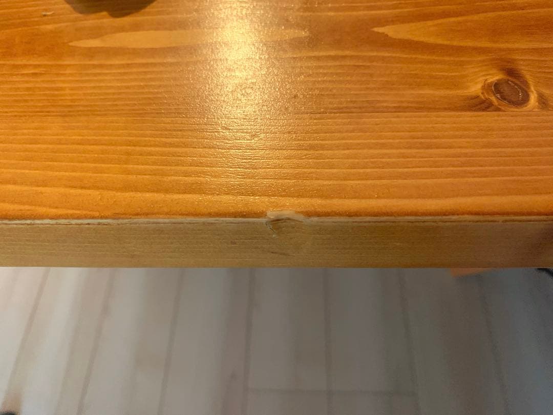 LOWYA 天然木 無垢材 ダイニングテーブル 幅70×140(cm)