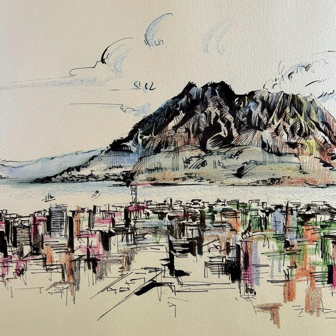 美品 チューヤン「鹿児島」ミクスドメディア 直筆サイン入 電波少年