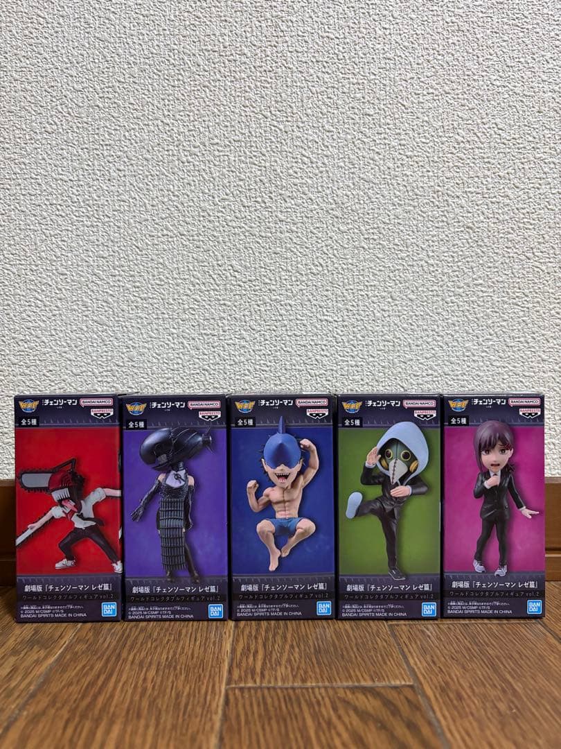 劇場版『チェンソーマン レゼ篇』ワールドコレクタブルフィギュア 5個セット