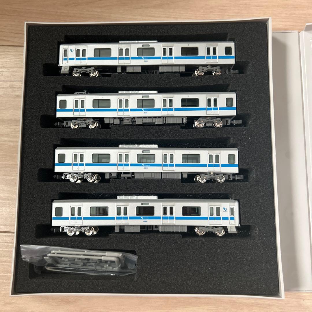 GREENMAX 小田急3000形 インペリアルブルー 4両編成