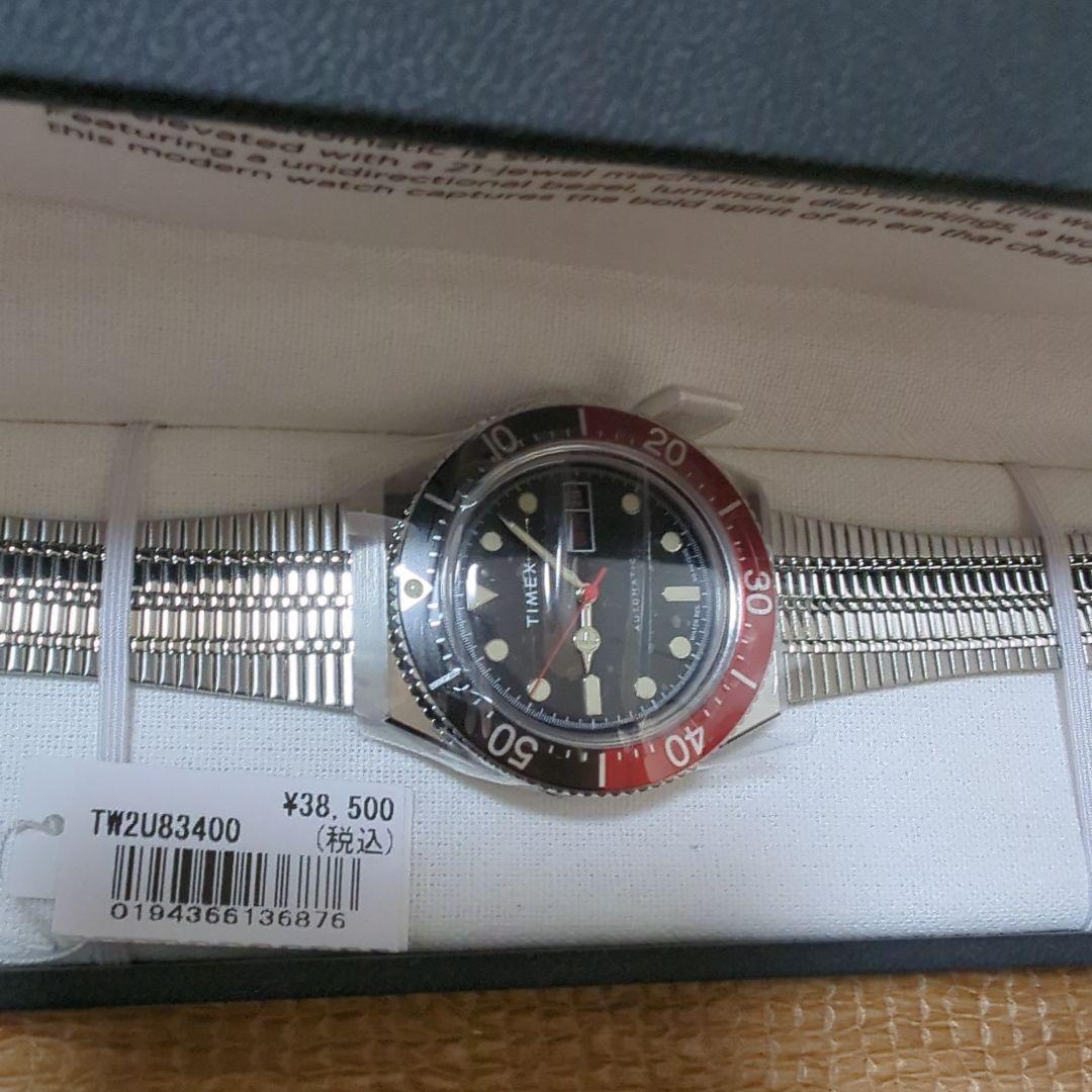 プ*イ様 （未使用）TIMEX M79 オートマチック ブラック x レッド 自