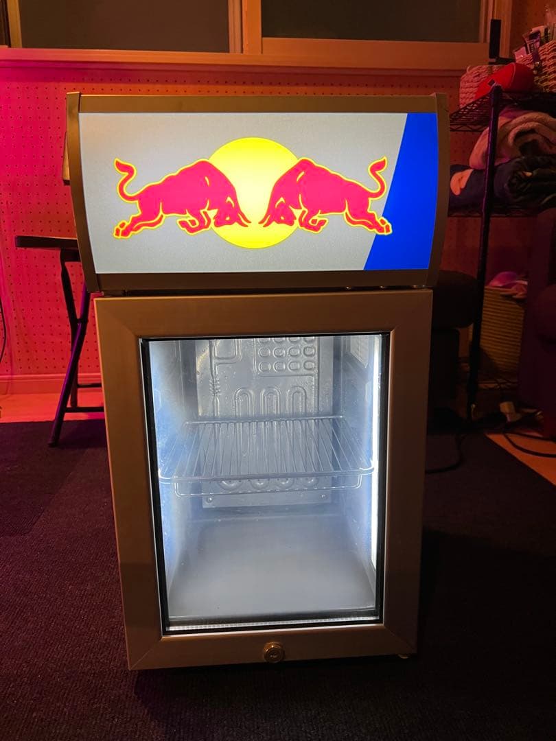 Red Bull LEDレッドブル冷蔵庫 鍵付き 限定レア非売品