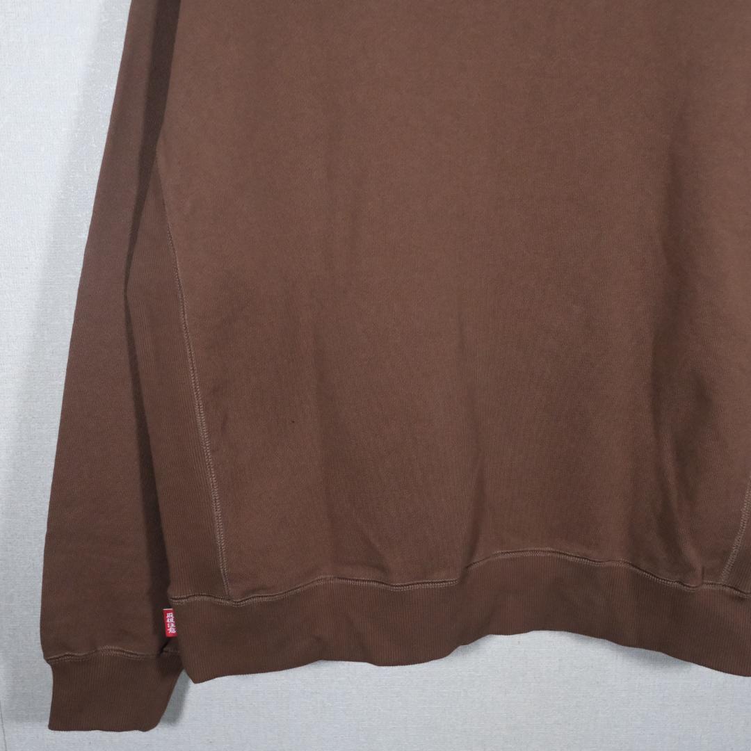 BLACK EYE PATCH 取扱注意 ロゴ パーカー ブラウン M