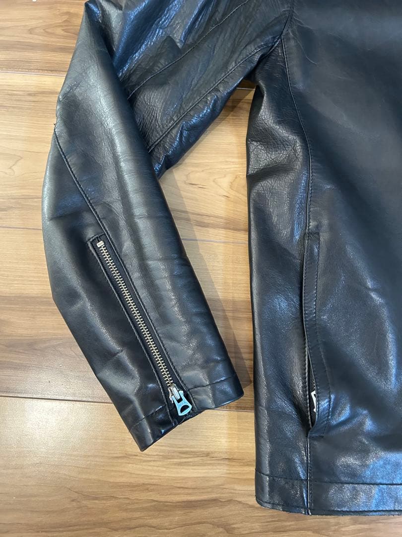 期間限定価格 shama×ナノユニバース　本革レザーライダース