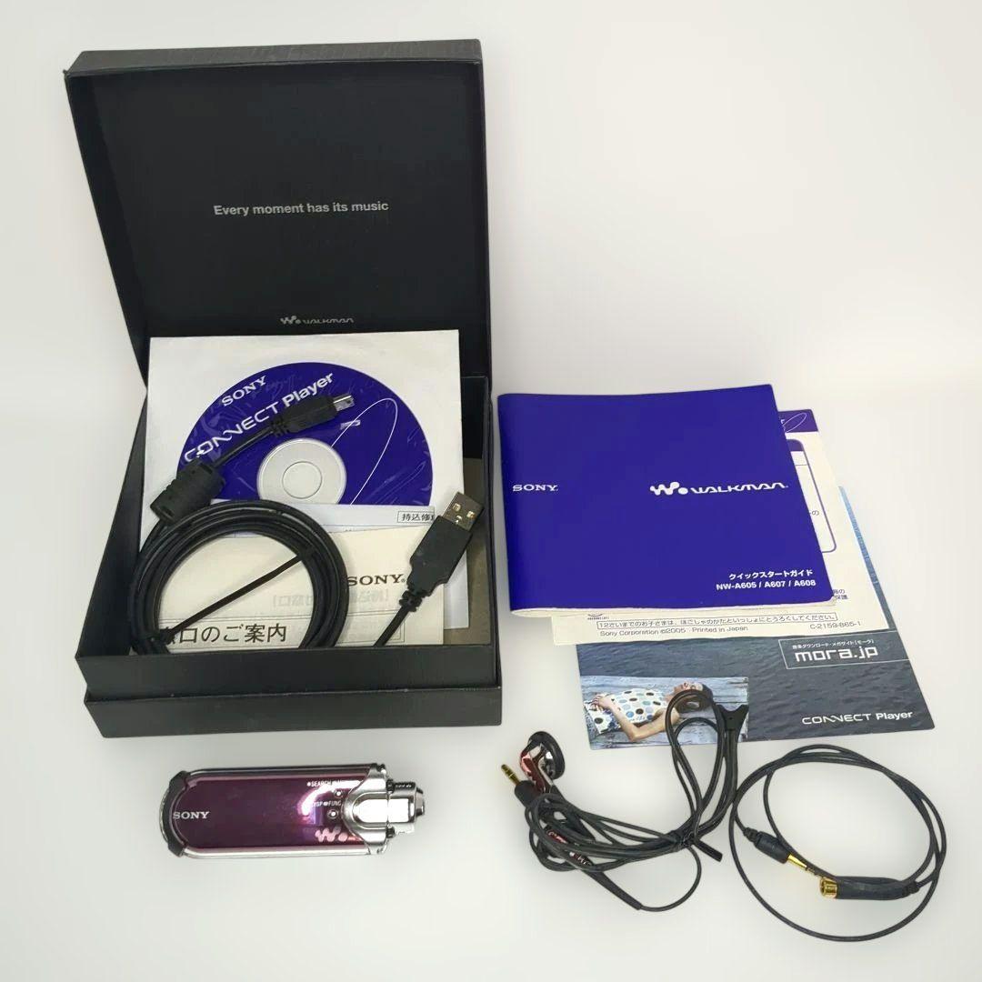 美品 箱付 SONY NW-A605 ピンク Walkman ウォークマン