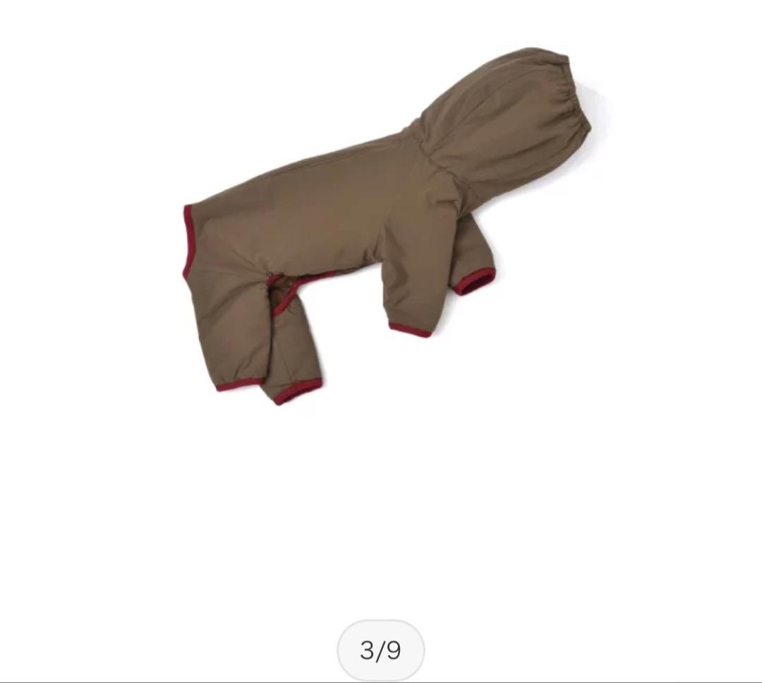  peak フード付き犬服 Ｍ　ダウン