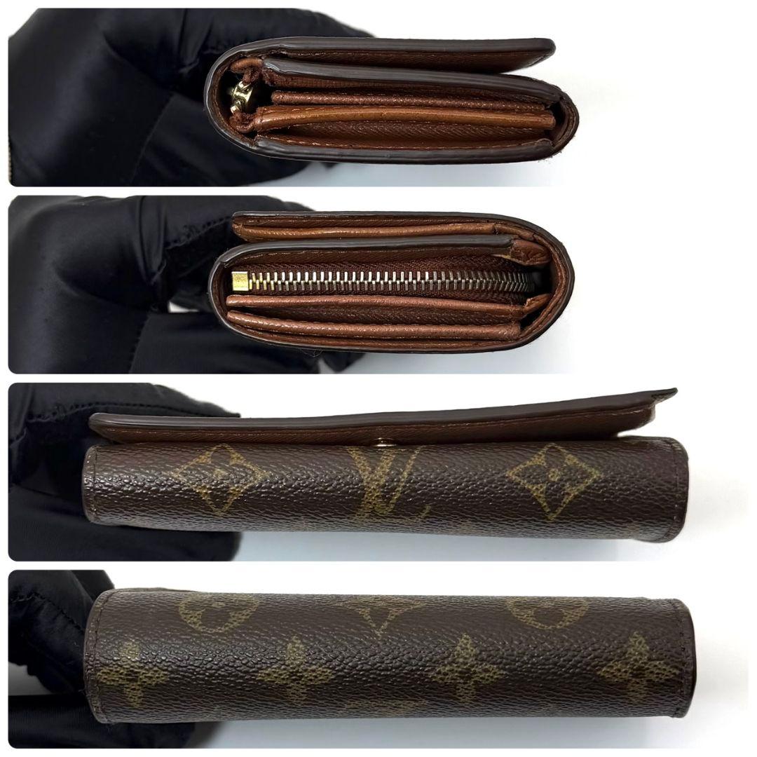 良品 ルイヴィトン モノグラム ポルトフォイユ トレゾール 財布 L字 ジップ