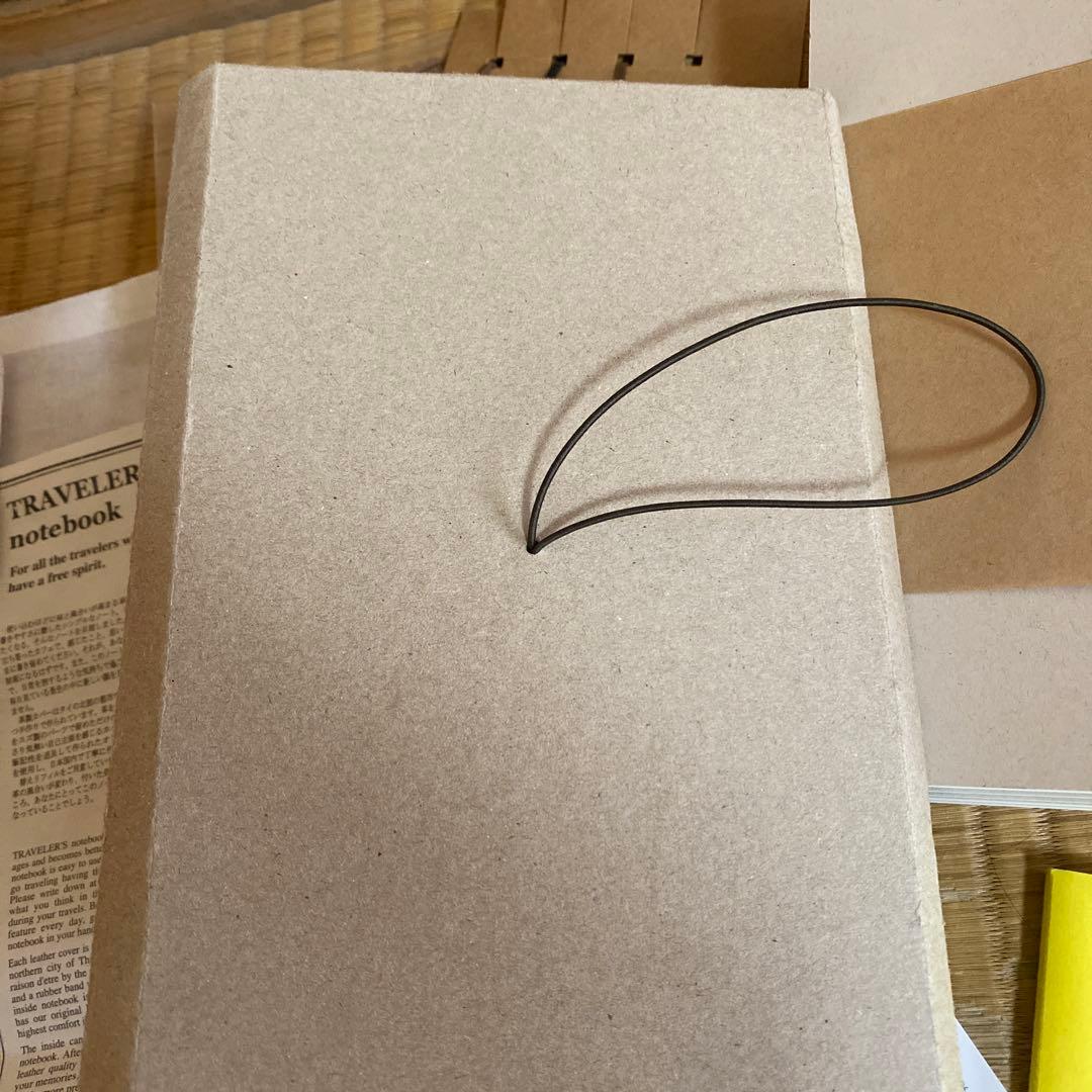 まとめTRAVELER'S notebook 予備無印ノート18冊+結束バンド