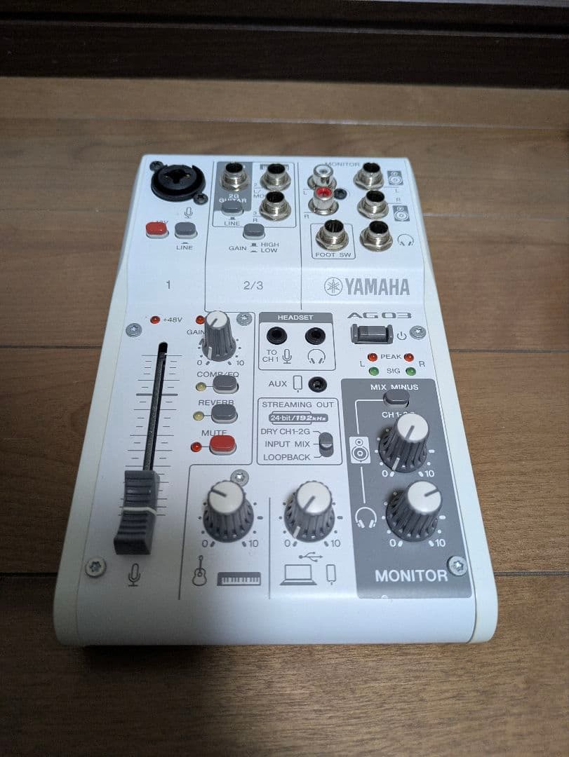 YAMAHA AG03 MK2 オーディオインターフェイス 本体