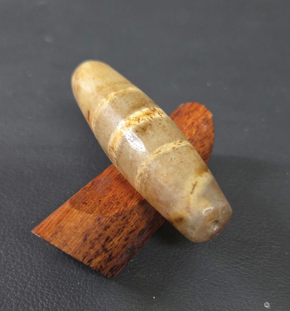 794天珠　三線天珠　西蔵線天珠　ヒマラヤアゲート　dzibeads　！