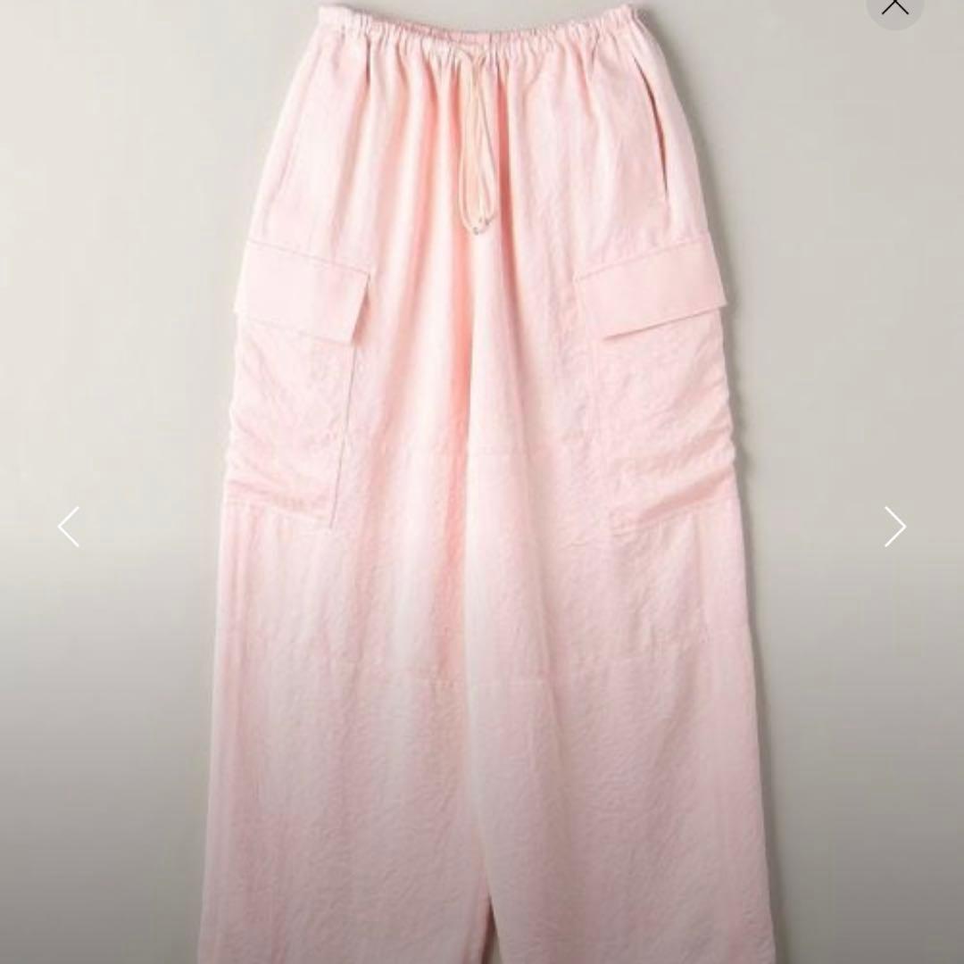 新品　ASTRAET ライトピンク カーゴパンツ Mサイズ