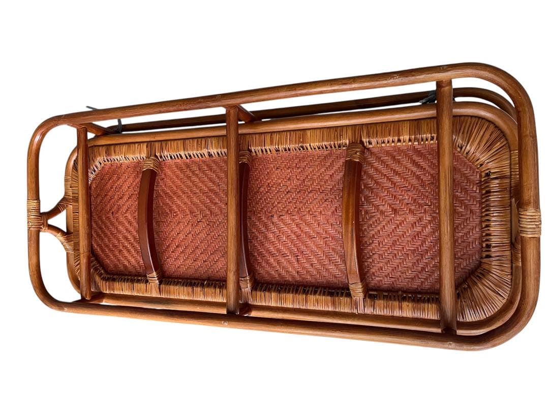 サンフラワーラタン(籐)　ラタン座椅子ソファ　D172DRK