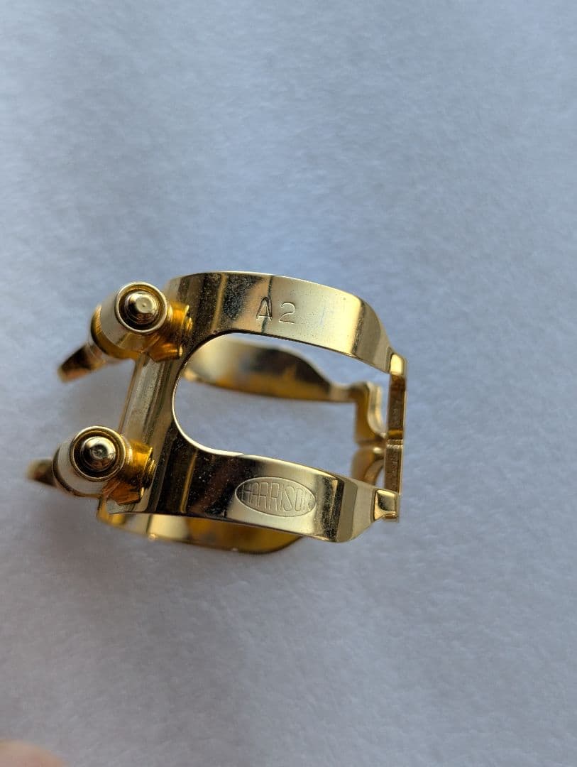 ハリソン A2 アルトサックスリガチャー 金メッキ GP