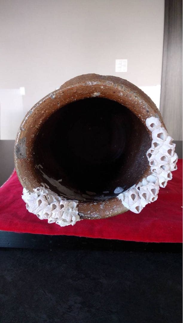 備前焼　海揚り　花入　古道具　古民具　オブジェ　蛸壺