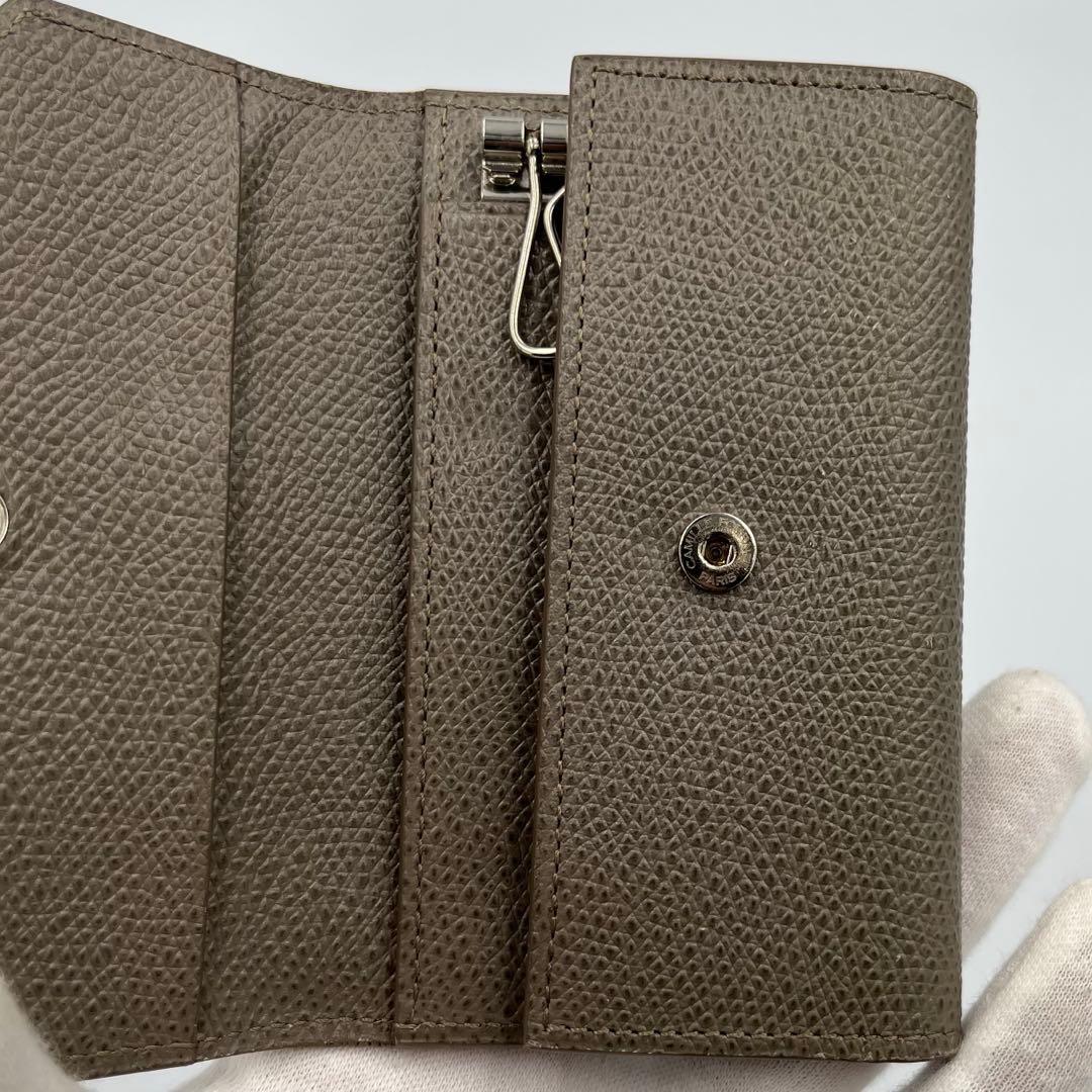 ✨高級感✨良品✨Camille Fournet　キーケース　ベージュ　6連