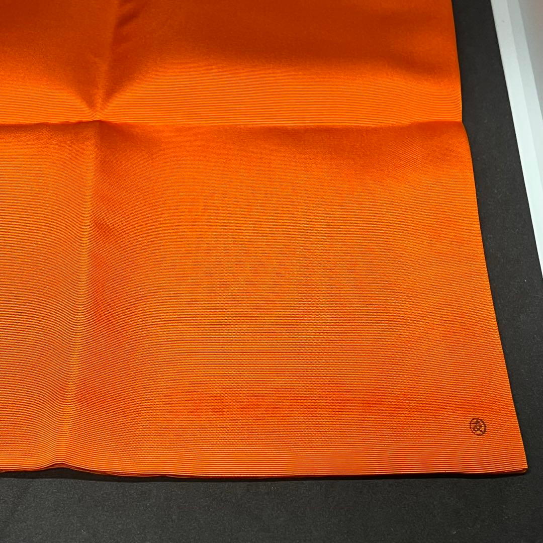 土田友湖　帛紗　『朱色』　ふくさ　茶道具　正絹