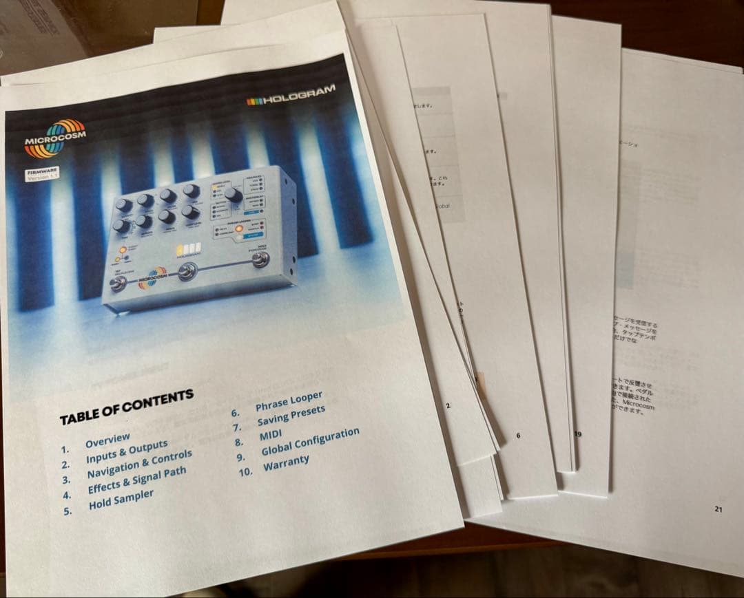 HOLOGRAM MICROCOSM 日本未発売 動作確認済