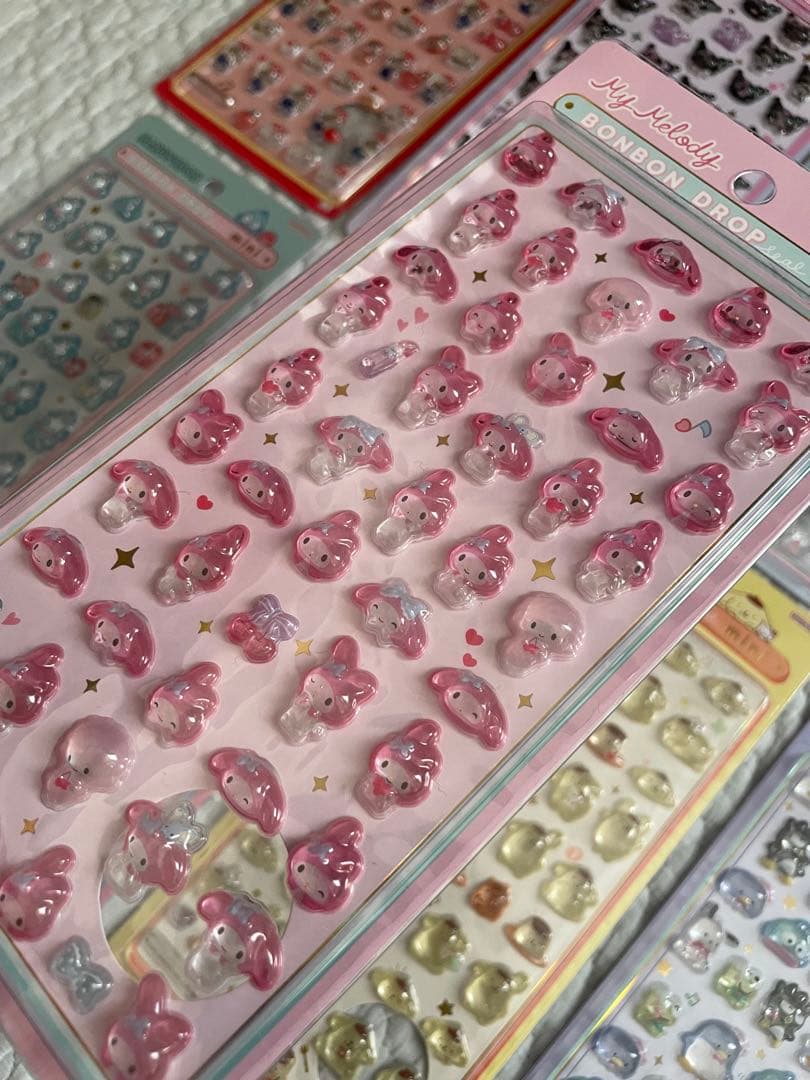 サンリオボンボンドロップシールミニ　8枚　コンプリート　正規品