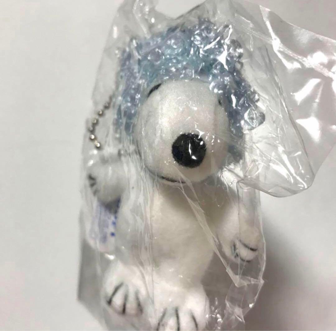 スヌーピー　ぬいぐるみマスコット　ファミリア　PEANUTS ブルー