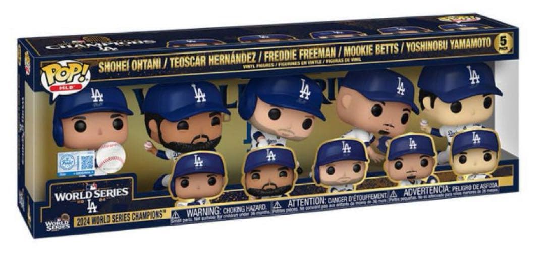 お値下げ！【限定品！】Funko 2024 ワールドシリーズ ドジャース 5体