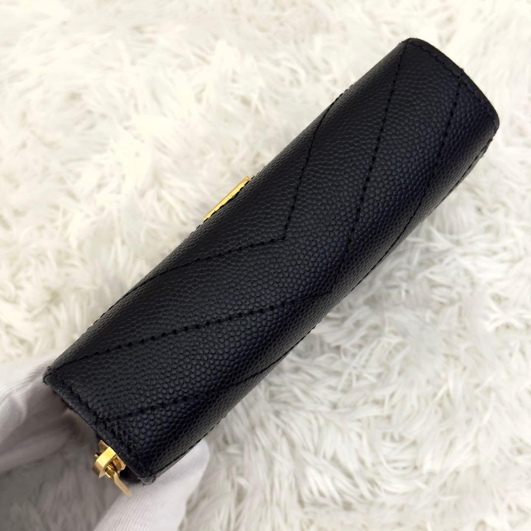 極美品✨サンローランSaint Laurent カランドラ 財布 ブラック 黒