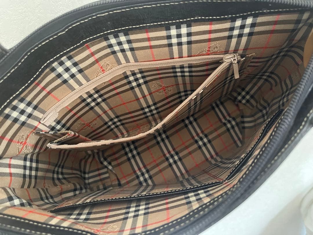 Burberry バーバリー　アンティーク　ブラック トートバッグ