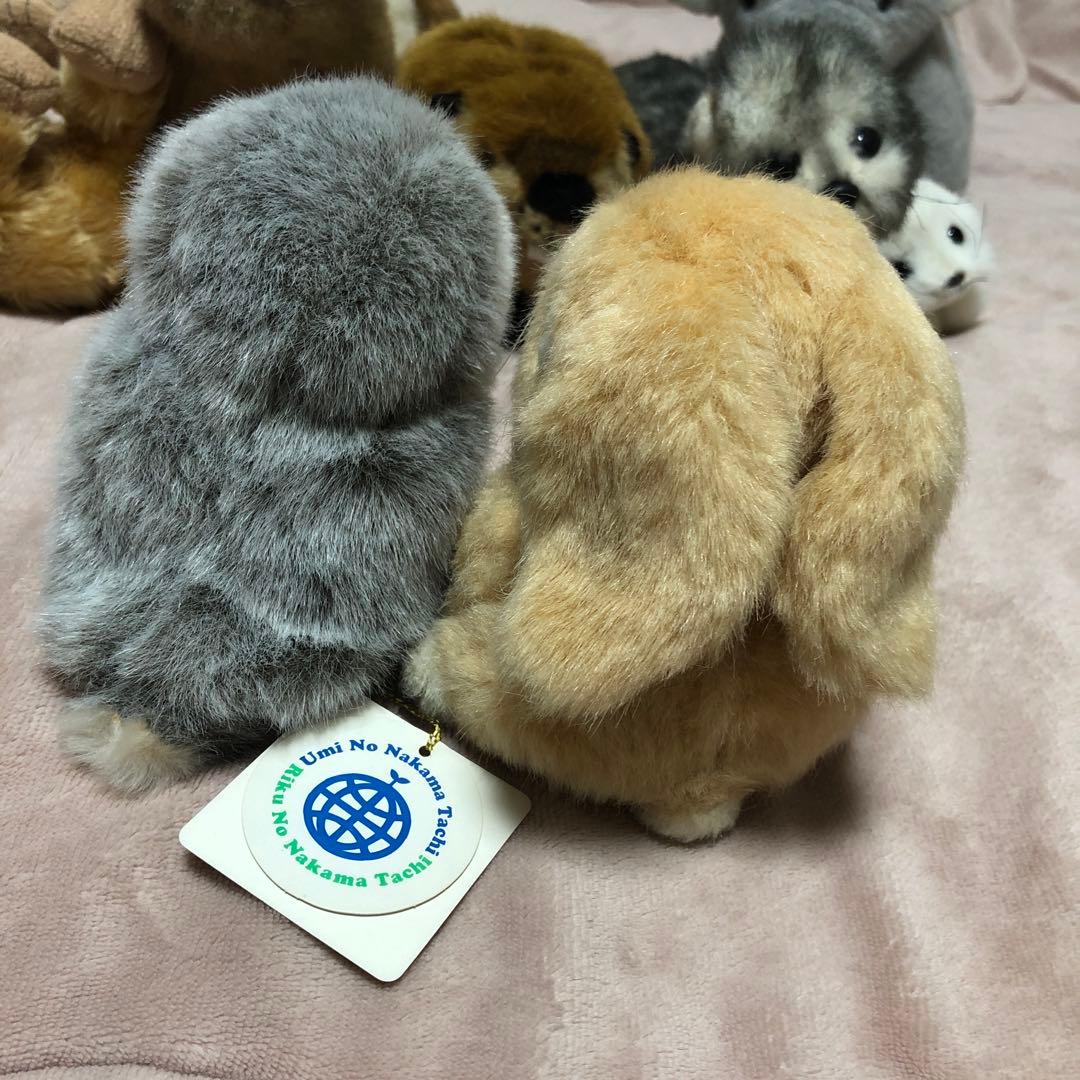 吉徳　にぎやか　ぬいぐるみ 17コセット　中古品　スーパービーバーの刺繍なし